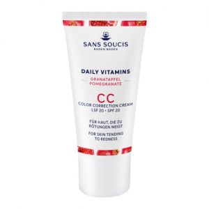 Sans Soucis Daily Vitamins CC Color Correction Cream SPF 20 For Skin Tending To Redness