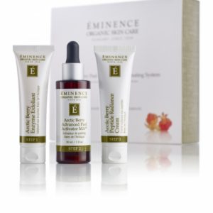 Eminence Organics Arctic Berry Peel & Peptide Illuminating System Kit