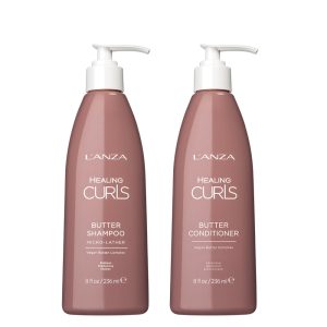 Lanza, Healing Curls Butter Shampoo + Conditioner Duo