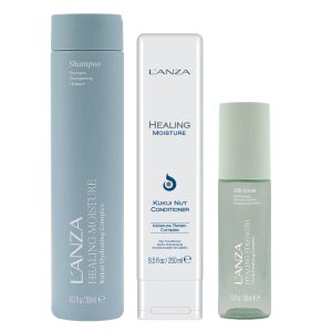 Lanza, Healing Schampo Balsam & Silk Serum Trio