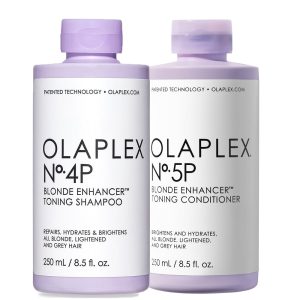 Olaplex, No.4P + No.5P Blonde Enhancer Toning Shampoo + Conditioner Duo