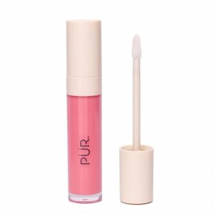 PÜR Glossy Lip Tint Plumping Tinted Lip Oil Blackberry Smash